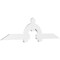 Ekena Millwork Ericson Architectural Grade PVC Gable Bracket, 96"W x 24"H x 2"D x 6"F, 6/12 Pitch GBP096X24X0206ERI00 - alternate 1